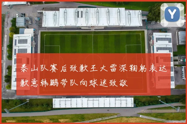 泰山队赛后致歉王大雷深鞠躬表达歉意韩鹏带队向球迷致敬